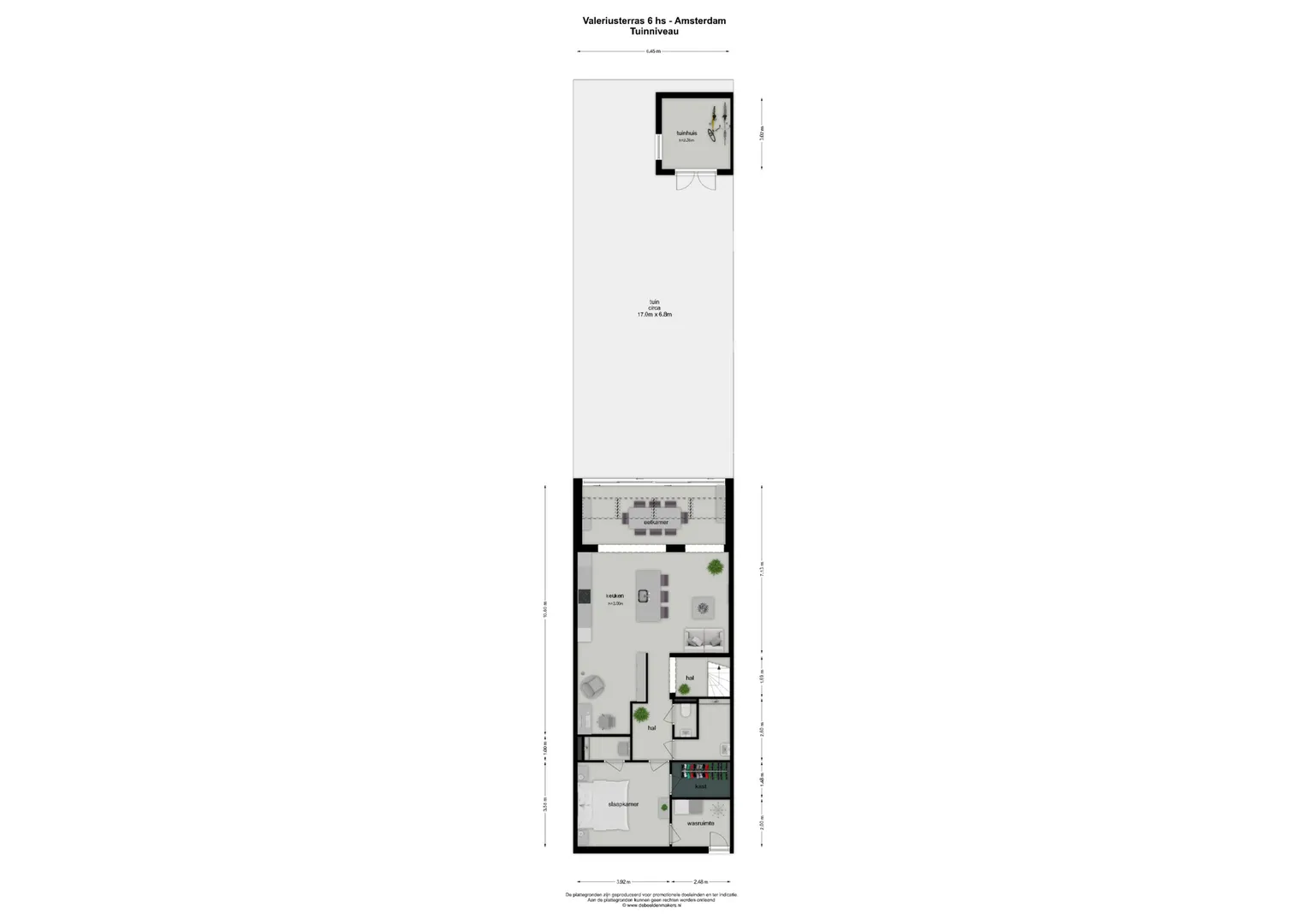 Valeriusterras 6 hs - Tuinniveau