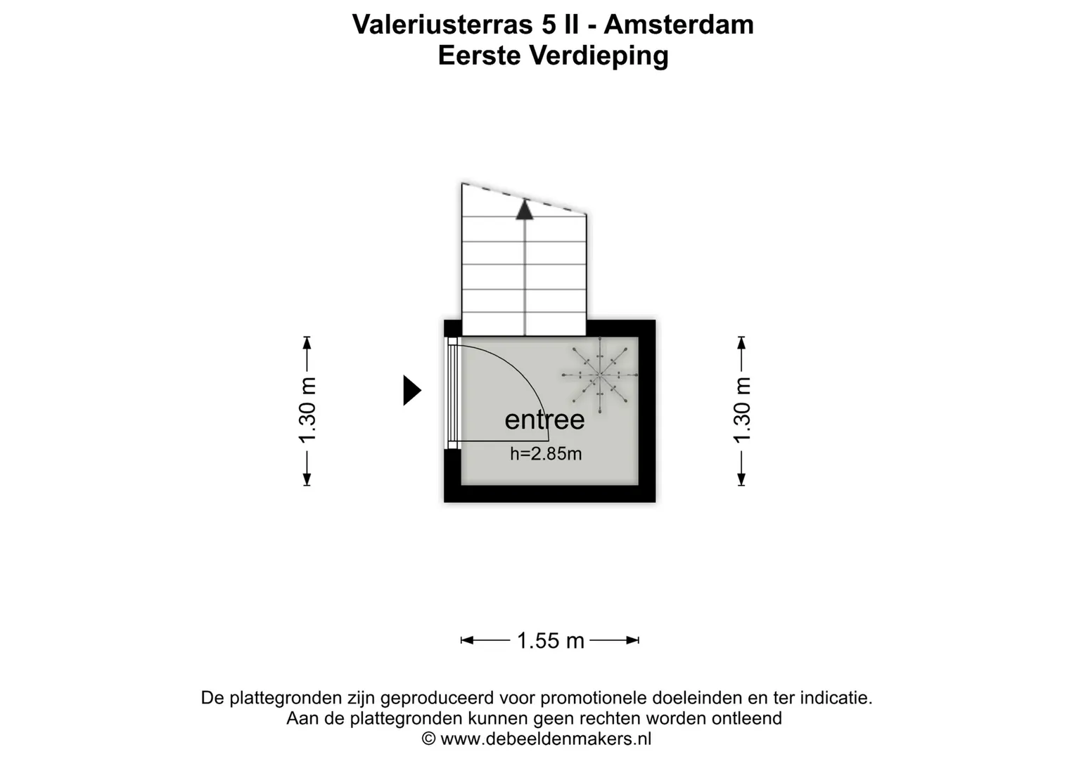 Valeriusterras 5 II - Eerste verdieping