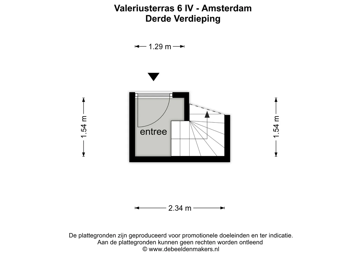 Valeriusterras 6 IV - Derde verdieping