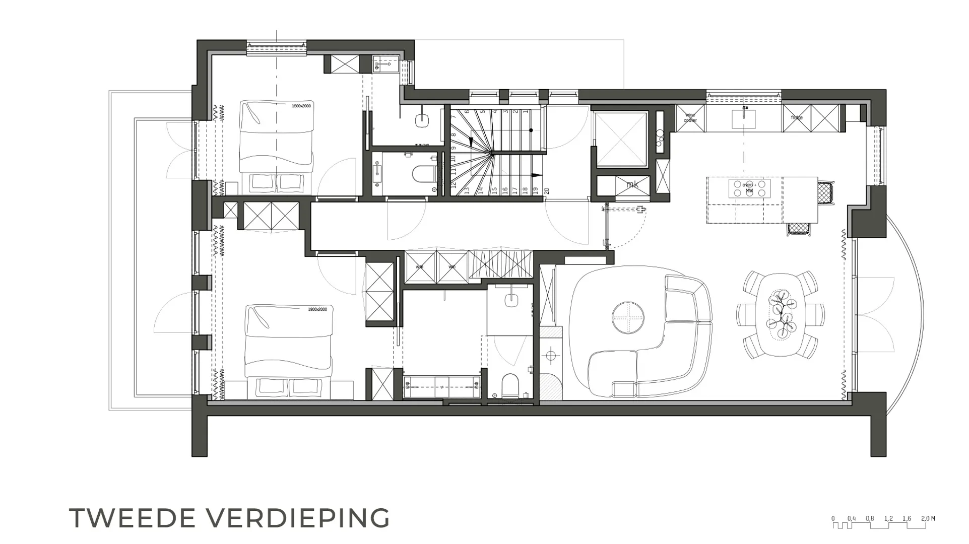 8-C, tweede verdieping