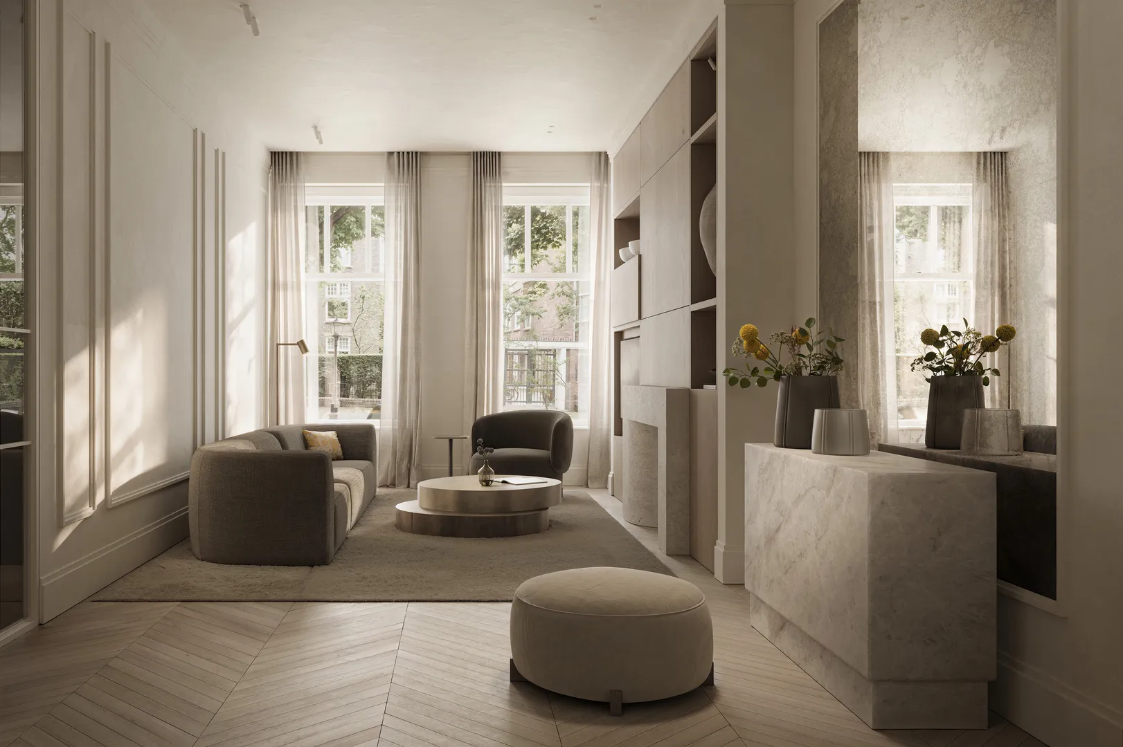 Amsterdam Apartment zithoek afbeelding